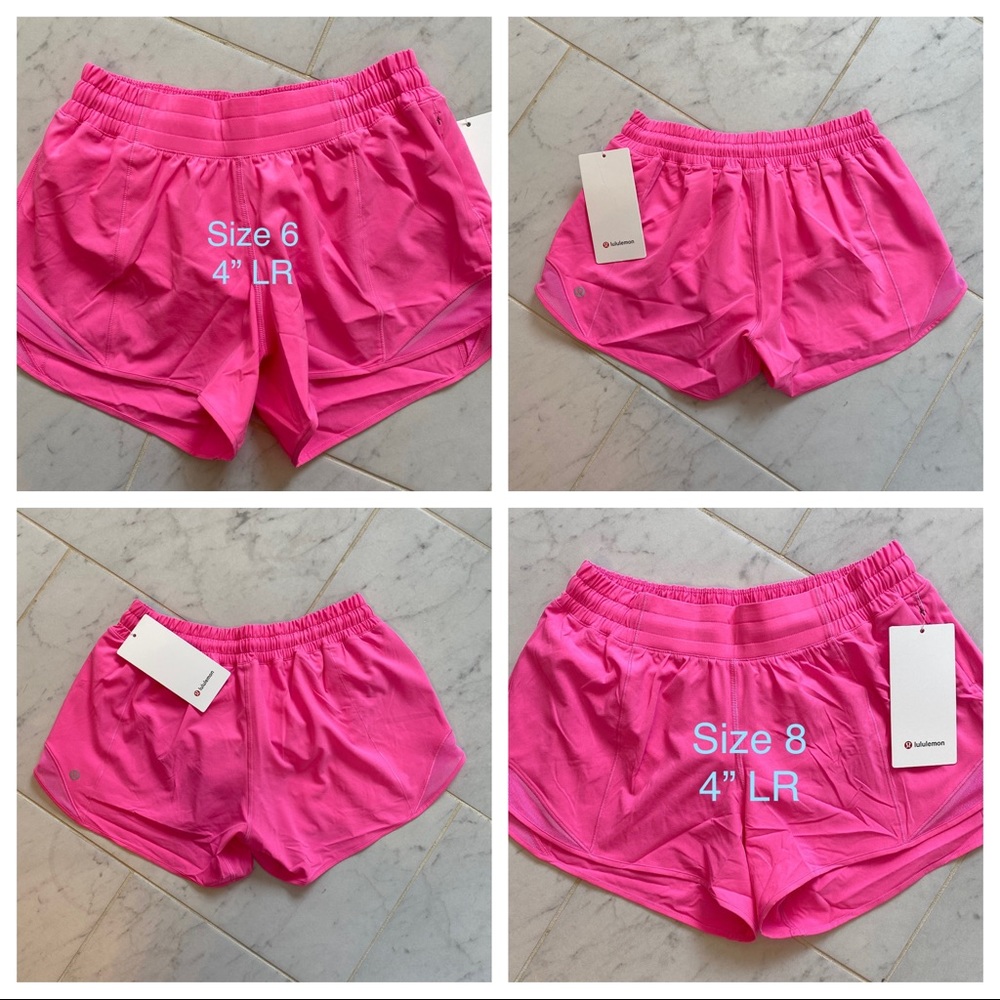 SOLD Lululemon Hotty Hot Shorts in Dark Prism Pink